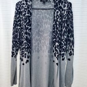roz &ALI: med. Cardigan Grey & black